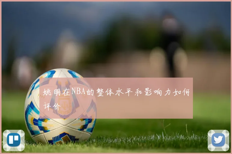 姚明在NBA的整体水平和影响力如何评价